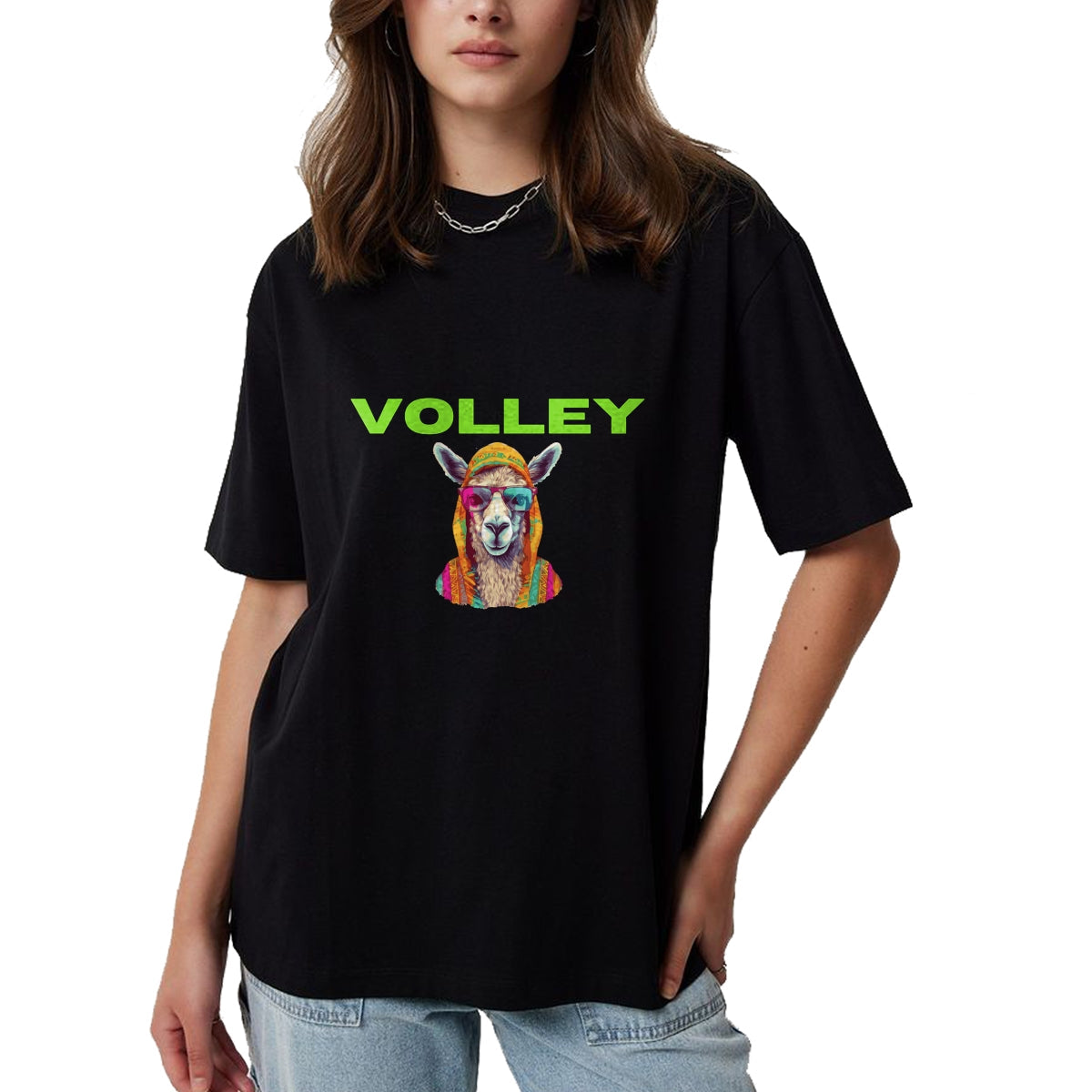 Funny Pickleball Shirt, Pickleball Lover Unisex T-Shirt/Hoodie/Sweatshirt HLT00 - Volley Llama Funny Pickleball Shirt Long Sleeve T-Shirt