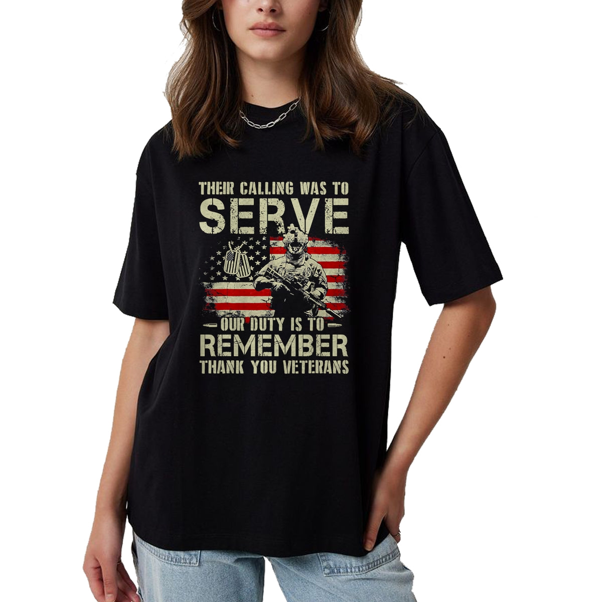 Proud Veteran Shirt, Funny Veteran UnisexT-Shirt/Hoodie/Sweatshirt HLT00 - Patriotic American Flag Thank You Veterans Men Women Kids T-Shirt