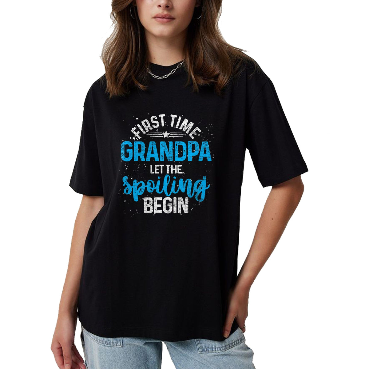Best Grandpa Shirt, Proud Grandpa Unisex T-Shirt/Hoodie/Sweatshirt HLT00 - First Time Grandpa Let The Spoiling Begin Future Grandpa T-Shirt