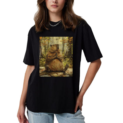 Cute Capybara Shirt, Funny Capybara Unisex T-Shirt/Hoodie/Sweatshirt HLT00 - Funny Graphic Capybara Long Sleeve T-Shirt