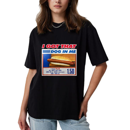 Cute Capybara Shirt, Funny Capybara Unisex T-Shirt/Hoodie/Sweatshirt HLT00 - Retro Vintage I Got that Dog in Me Funny Hotdog Men Women T-Shirt