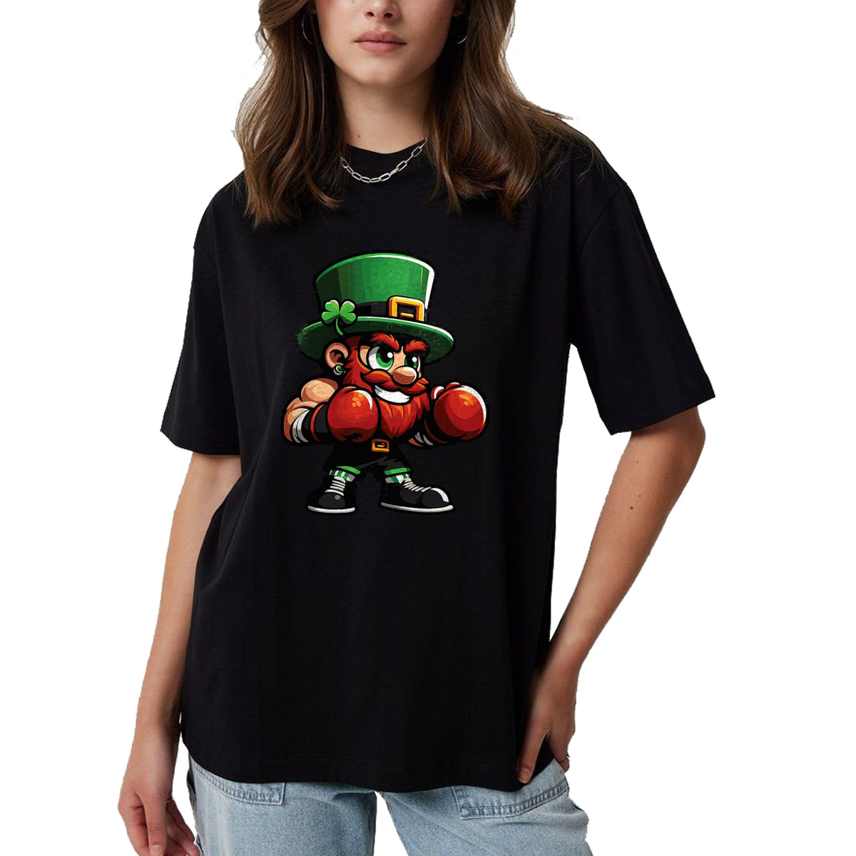 Patrick Day Shirts for Family, Funny Patrick Day shirts, st patrick's day Unisex T-Shirt/Hoodie/Sweatshirt HLT00 - Boxing Funny St. Patrick Day Lucky Irish Shamrock T-Shirt