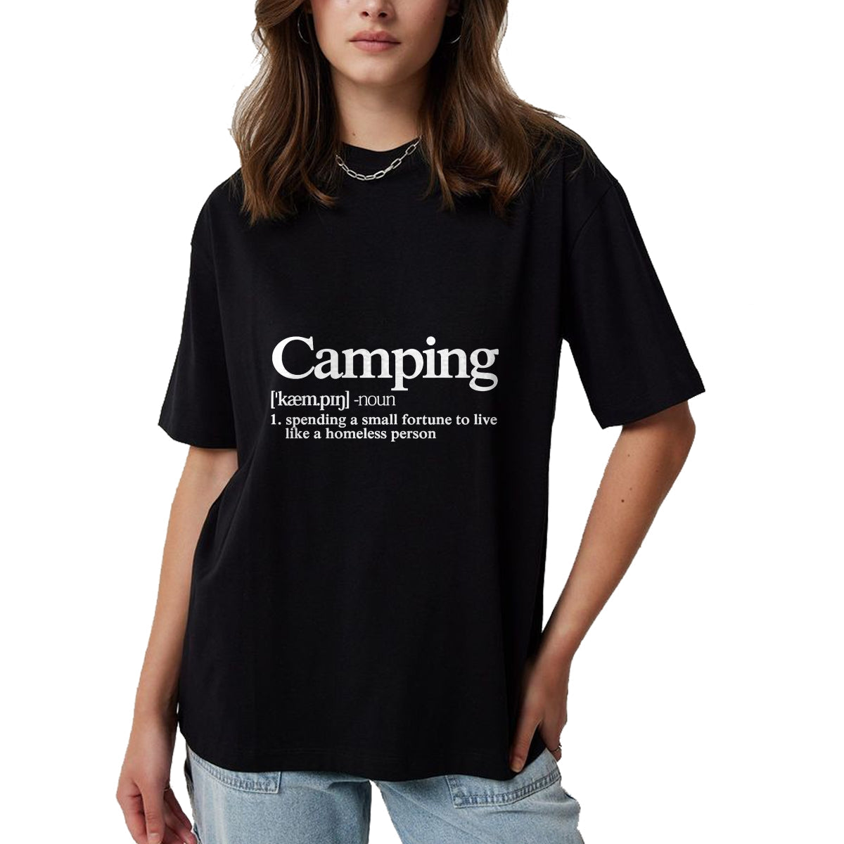 Funny Camping Shirt, Gift For Camping Lover Unisex T-Shirt/Hoodie/Sweatshirt HLT00 - Camping Definition Funny Camper Saying T-Shirt