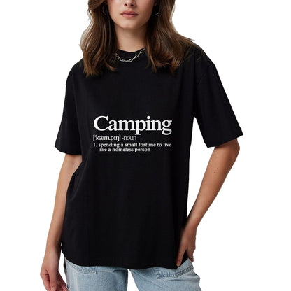 Funny Camping Shirt, Gift For Camping Lover Unisex T-Shirt/Hoodie/Sweatshirt HLT00 - Camping Definition Funny Camper Saying T-Shirt