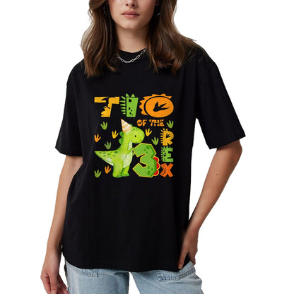 Best Dinosaur Lover Shirt, Funny Dinosaur UnisexT-Shirt/Hoodie/Sweatshirt HLT00 - TIO of The Three Rex 3rd Birthday Boy Dinosaur T-Rex T-Shirt