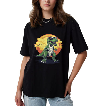 Best Dinosaur Lover Shirt, Funny Dinosaur UnisexT-Shirt/Hoodie/Sweatshirt HLT00 - Trex Dinosaur Dino Wearing Sunglasses Funny Graphic T-Shirt
