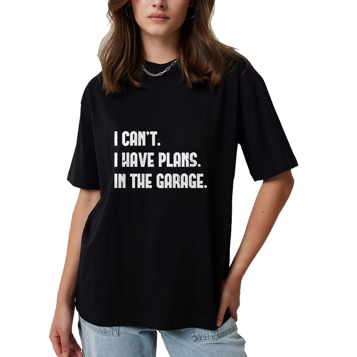 Gift for Dad Shirt, Funny Dad Unisex T-Shirt/Hoodie/Sweatshirt HLT00 – I Cant I Have Plans In The Garage Fathers Day Car Mechanics Short Sleeve T-Shirt
