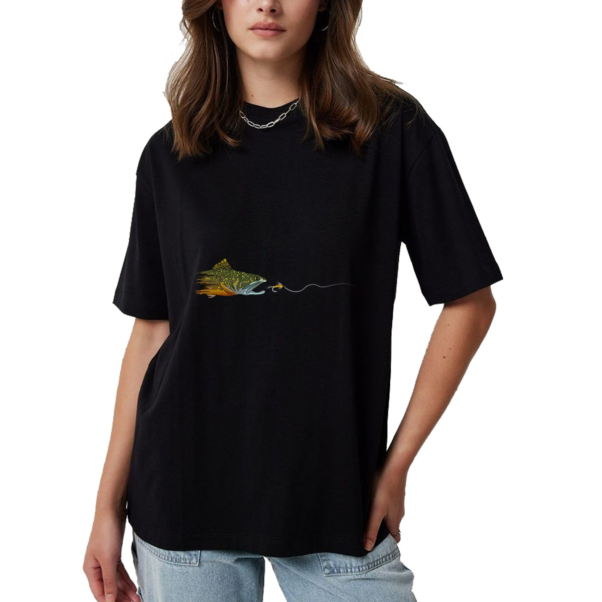 Funny Fishing Shirt, Gift For Fishing Lover Unisex T-Shirt/Hoodie/Sweatshirt HLT00 - Fly Fishing Brook Trout Dry Flies Tying Fisherman T-Shirt