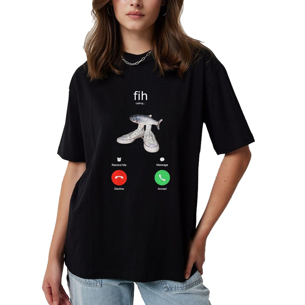 Funny Fishing Shirt, Gift For Fishing Lover Unisex T-Shirt/Hoodie/Sweatshirt HLT00 - Fih Meme Shirt Fish Calling Shirt Misspelled fih is Calling T-Shirt