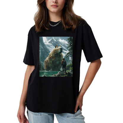 Cute Capybara Shirt, Funny Capybara Unisex T-Shirt/Hoodie/Sweatshirt HLT00 - Funny Graphic Capybara Long Sleeve T-Shirt (1)