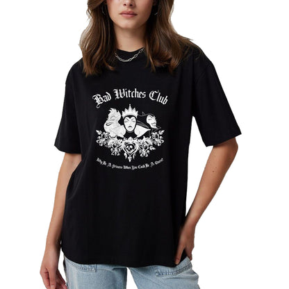 Best Wife Shirt, Wife and Husband Unisex T-Shirt/Hoodie/Sweatshirt HLT00 - Disney Villains Bad Witches Club Group Shot Vintage T-Shirt