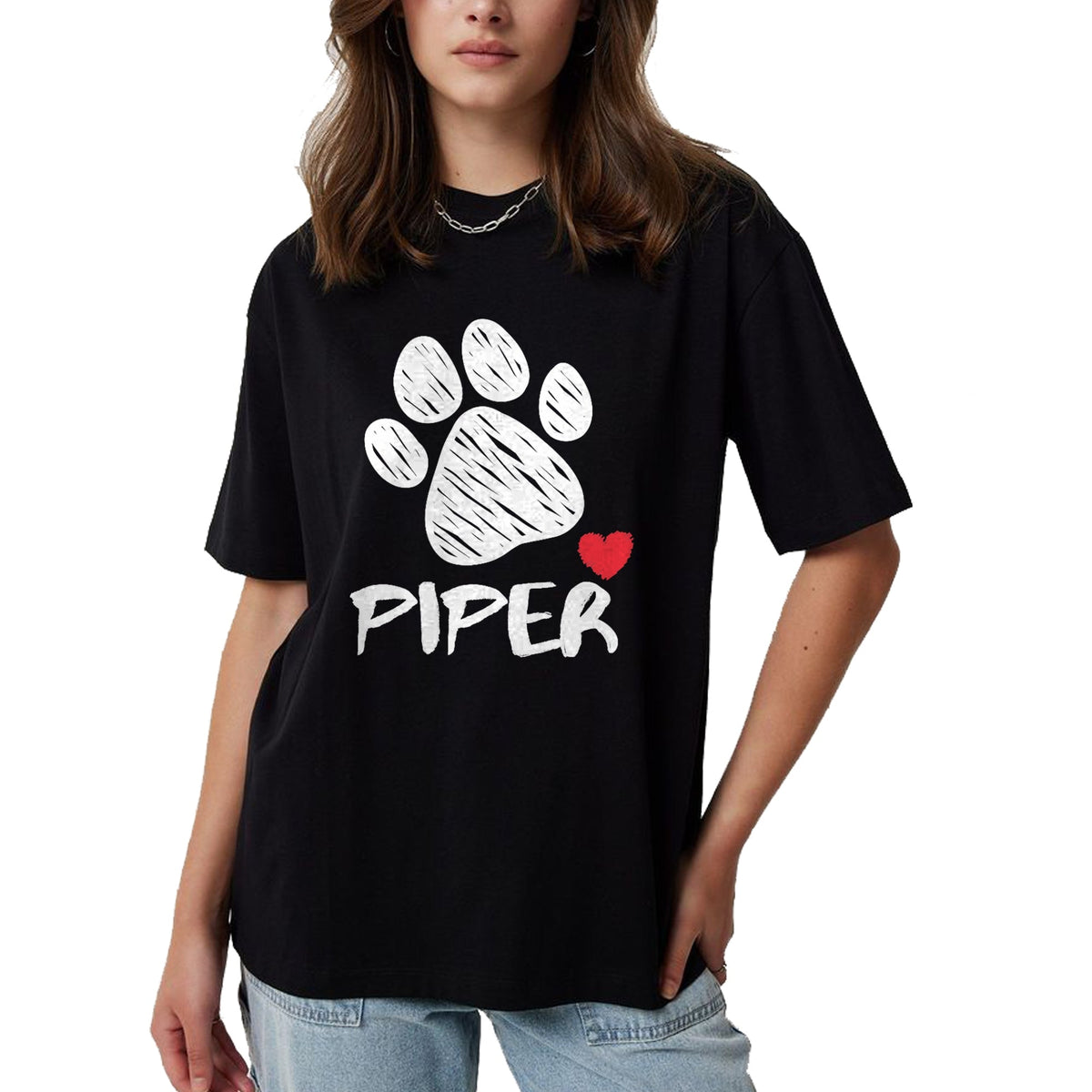 Dog Love Shirt, Dog Lover Gift T-Shirt/Hoodie/Sweatshirt HLT00 - Piper My Dog Piper I love My Dog Piper Puppy Love Dog Lover T-Shirt