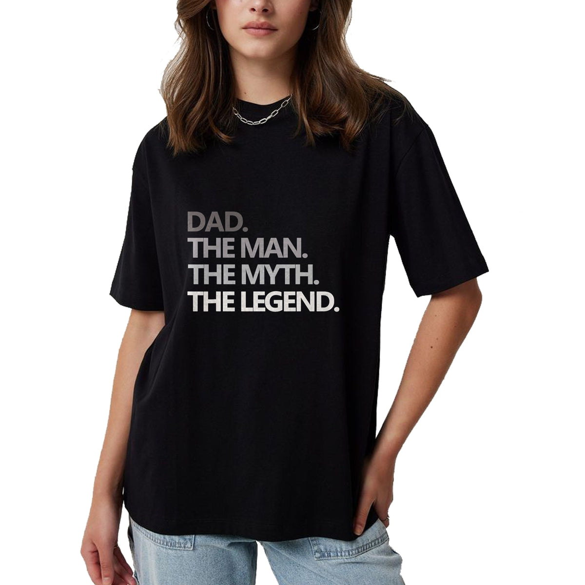 Gift for Dad Shirt, Funny Dad Unisex T-Shirt/Hoodie/Sweatshirt HLT00 – DAD THE MAN THE MYTH THE LEGEND T Shirt Father_s Day Gift T-Shirt