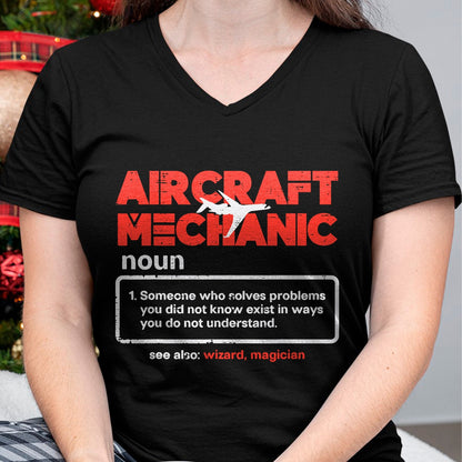 Best Mechanic Life Shirt, Funny Mechanic UnisexT-Shirt/Hoodie/Sweatshirt HLT00 - Aircraft Mechanic Definition Airplane Technician Men Women T-Shirt