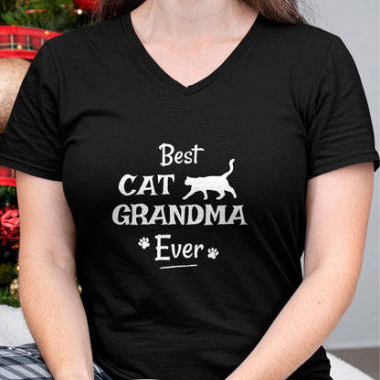 Best Grandma Shirt, Proud Grandma Unisex T-Shirt/Hoodie/Sweatshirt HLT00 - Best Cat Grandma Ever T Shirt Novelty Gift From Cat Shirt T-Shirt (1)