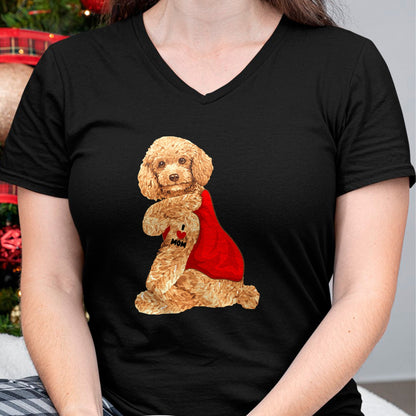Dog Love Shirt, Dog Lover Gift T-Shirt/Hoodie/Sweatshirt HLT00 - Poodle Dog I Love Mom Tattoo Lover funny Gift T-Shirt