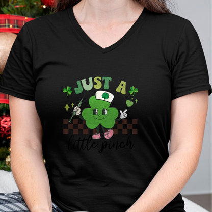 Patrick Day Shirts for Family, Funny Patrick Day shirts, st patrick's day Unisex T-Shirt/Hoodie/Sweatshirt HLT00 - Nurse St Patrick Day Just A Little Pinch RN L&D Phlebotomist T-Shirt