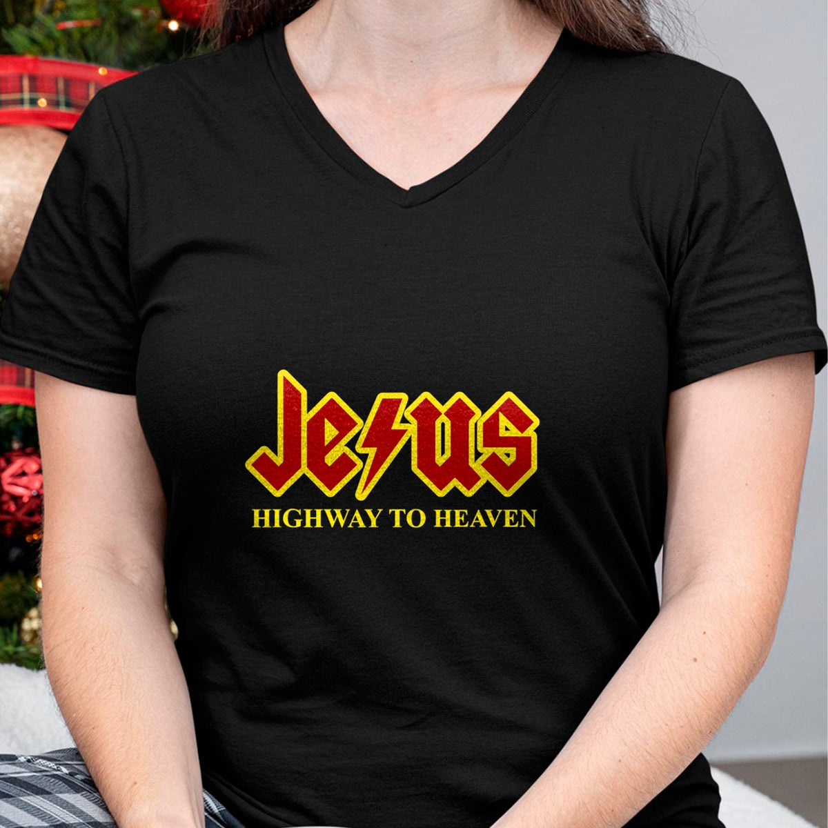 Christian Tee, Christian Faith Unisex T-Shirt/Hoodie/Sweatshirt HLT00 - Jesus Highway To Heaven Funny Christian T-Shirt