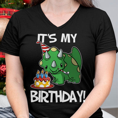 Best Dinosaur Lover Shirt, Funny Dinosaur UnisexT-Shirt/Hoodie/Sweatshirt HLT00 - OKAI Birthday Tees Unisex-Kids Triceratops Dinosaur Birthday T-Shirt, Black, Small