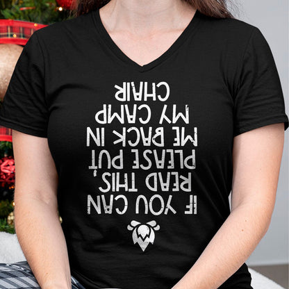Funny Camping Shirt, Gift For Camping Lover Unisex T-Shirt/Hoodie/Sweatshirt HLT00 - Camping If You Can Read This Funny Camper Men Women Kids T-Shirt