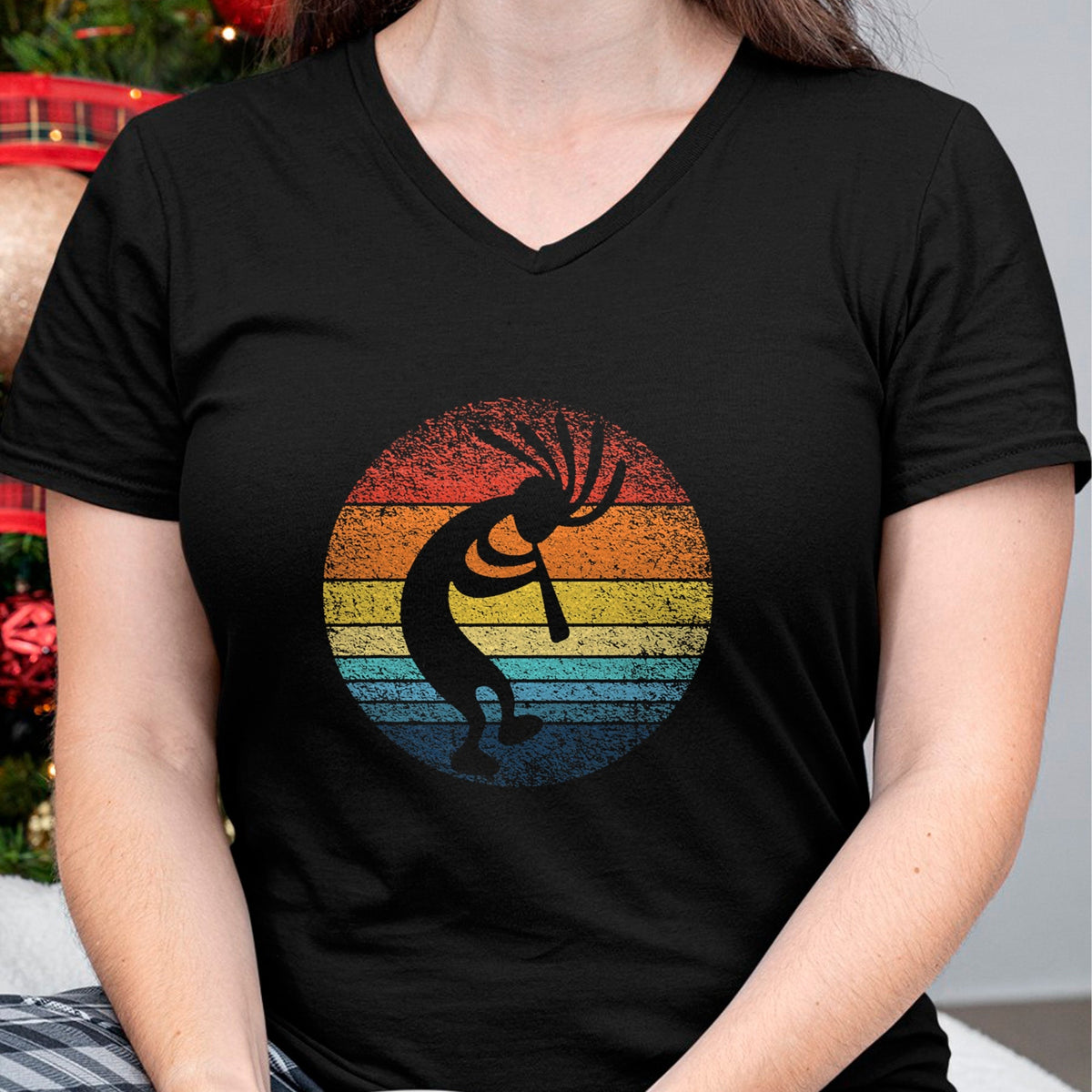 Native American T-Shirts, Vintage Native American Unisex T-Shirt/Hoodie/Sweatshirt HLT00 - Dancing Kokopelli Southwestern USA, Native American Symbol