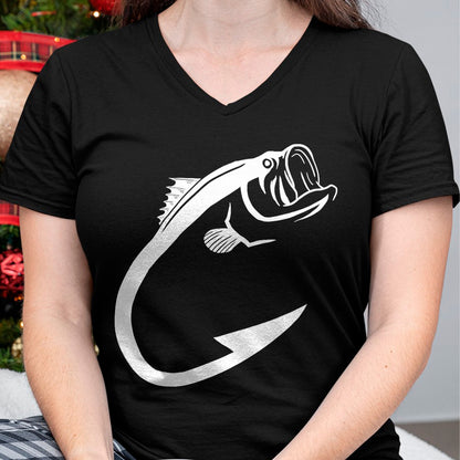 Funny Fishing Shirt, Gift For Fishing Lover Unisex T-Shirt/Hoodie/Sweatshirt HLT00 - Fish Hook Minimal Art Cool Fishing Lover Art Lover Gift T-Shirt