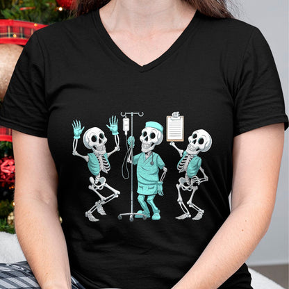 Best Doctor Shirt, Funny Doctor UnisexT-Shirt/Hoodie/Sweatshirt HLT00 - Funny Skeleton Doctor Halloween Humor for Nurses T-Shirt