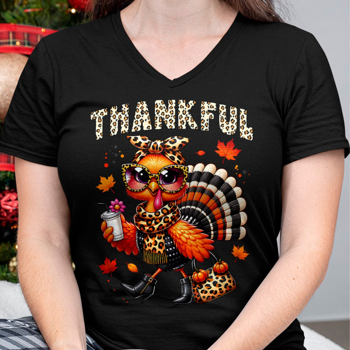 Best Thanksgiving Family Shirt , Funny Thanksgiving UnisexT-Shirt/Hoodie/Sweatshirt HLT00 - Thankful Cute Turkey Thanksgiving Gobble Autumn Fall T-Shirt
