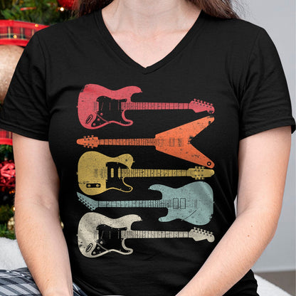 Guitar Lover Shirt, Funny Guitar UnisexT-Shirt/Hoodie/Sweatshirt HLT00 - Guitar Shirt. Retro Style Gift for Guitarist T-Shirt