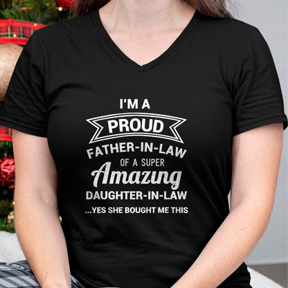Gift for Dad Shirt, Funny Dad Unisex T-Shirt/Hoodie/Sweatshirt HLT00 – Funny Proud Father in Law Shirt Dad Fathers Day Gift Ideas T-Shirt
