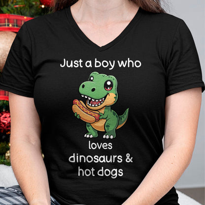 Best Dinosaur Lover Shirt, Funny Dinosaur UnisexT-Shirt/Hoodie/Sweatshirt HLT00 - Kids Dinosaur Hot Dog Shirt Boys Cool T Rex Hot Dog T-Shirt