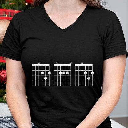 Guitar Lover Shirt, Funny Guitar UnisexT-Shirt/Hoodie/Sweatshirt HLT00 - Dad Guitar Chord T-Shirt