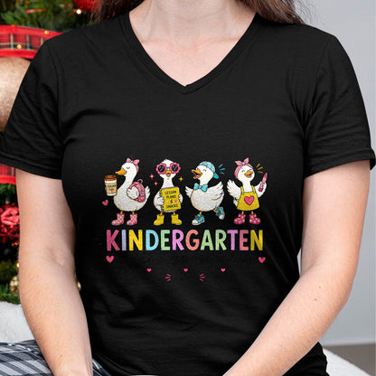 Best Student Shirt, Funny Back To School UnisexT-Shirt/Hoodie/Sweatshirt HLT00 - Kindergarten Silly Goose Club Teacher Funny Back to School T-Shirt