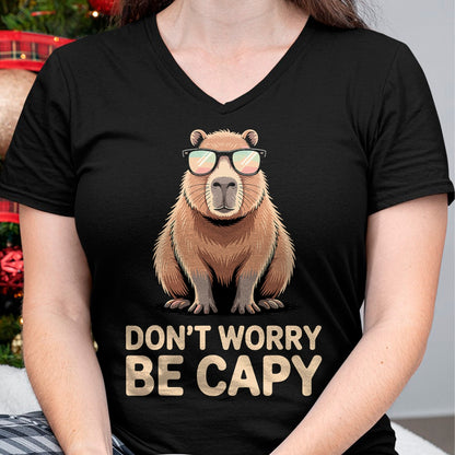 Cute Capybara Shirt, Funny Capybara Unisex T-Shirt/Hoodie/Sweatshirt HLT00 - Funny Capybara Design for Men Women Adults Capybara Lover T-Shirt