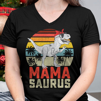 Best Dinosaur Lover Shirt, Funny Dinosaur UnisexT-Shirt/Hoodie/Sweatshirt HLT00 - Mamasaurus T Rex Dinosaur Mama Saurus Family Matching Women T-Shirt