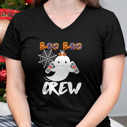 Funny Nurse Shirt, Nurse Unisex T-Shirt/Hoodie/Sweatshirt HLT00 - Boo Boo Crew Nurse Shirt Funny Halloween Costume Fun Gift T-Shirt