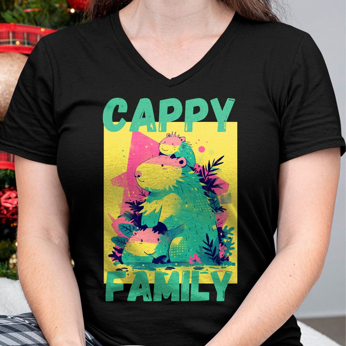 Cute Capybara Shirt, Funny Capybara Unisex T-Shirt/Hoodie/Sweatshirt HLT00 - Capybara Long Sleeve T-Shirt (8)