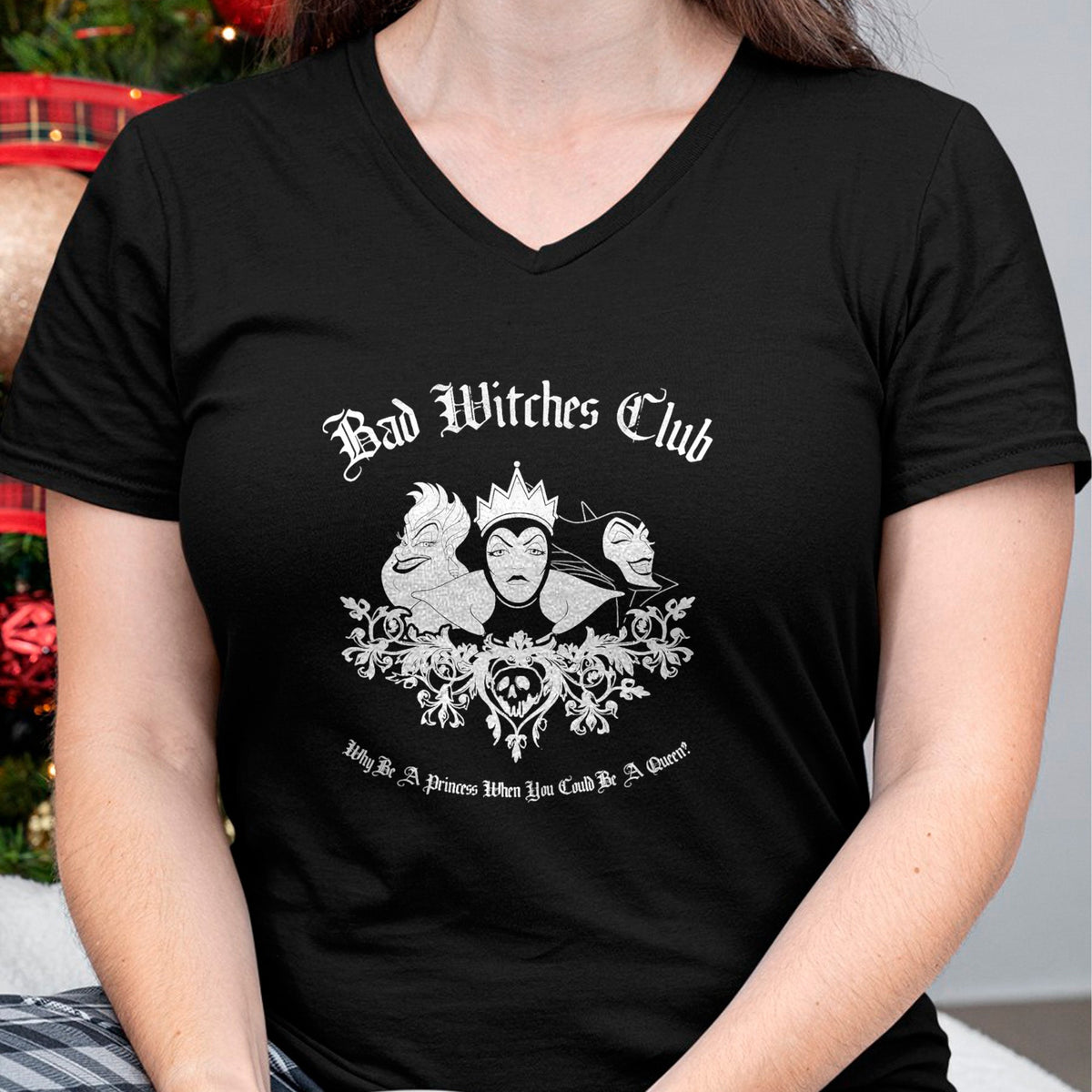 Best Wife Shirt, Wife and Husband Unisex T-Shirt/Hoodie/Sweatshirt HLT00 - Disney Villains Bad Witches Club Group Shot Vintage T-Shirt (1)
