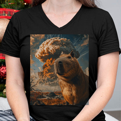 Cute Capybara Shirt, Funny Capybara Unisex T-Shirt/Hoodie/Sweatshirt HLT00 - Funny Graphic Capybara Long Sleeve T-Shirt (13)