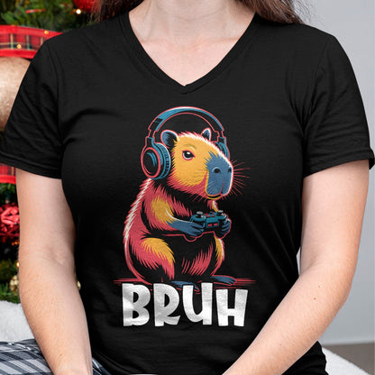Cute Capybara Shirt, Funny Capybara UnisexT-Shirt/Hoodie/Sweatshirt HLT00 - Bruh Video Games Boys Capybara T-Shirt
