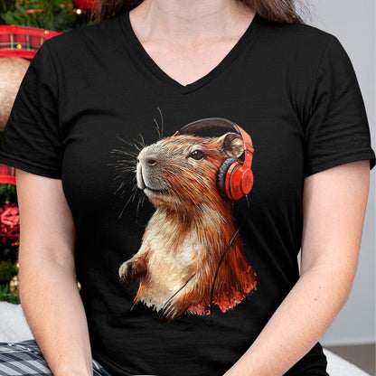 Cute Capybara Shirt, Funny Capybara Unisex T-Shirt/Hoodie/Sweatshirt HLT00 - Capybara Long Sleeve T-Shirt (3)