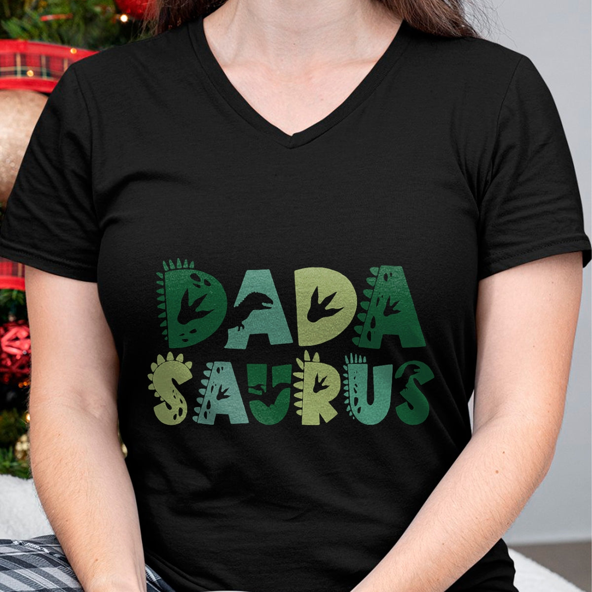 Best Dinosaur Lover Shirt, Funny Dinosaur UnisexT-Shirt/Hoodie/Sweatshirt HLT00 - Dada Saurus Dad Dinosaur Three Rex Birthday Boy Girl Family T-Shirt