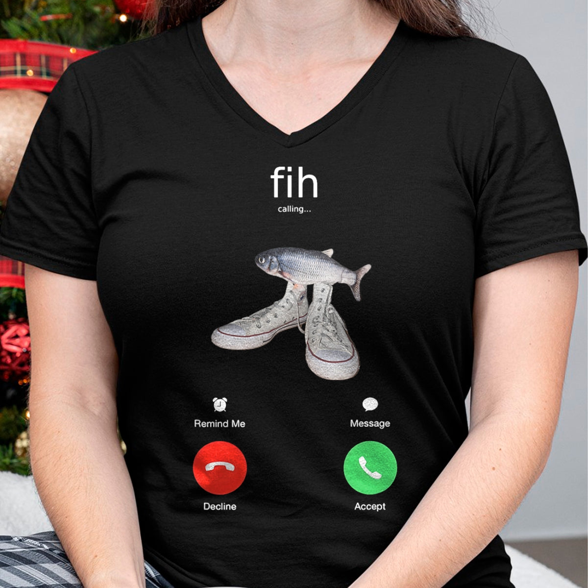 Funny Fishing Shirt, Gift For Fishing Lover Unisex T-Shirt/Hoodie/Sweatshirt HLT00 - Fih Meme Shirt Fish Calling Shirt Misspelled fih is Calling T-Shirt