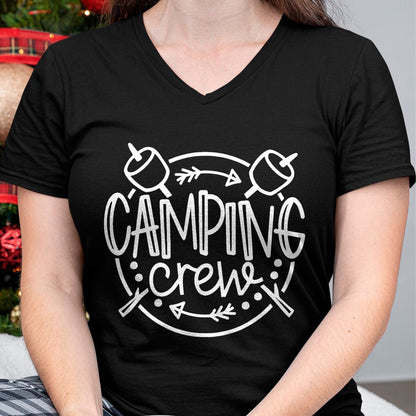 Funny Camping Shirt, Gift For Camping Lover Unisex T-Shirt/Hoodie/Sweatshirt HLT00 - Camping Matching Shirts for Family Camper Group Camping Crew T-Shirt