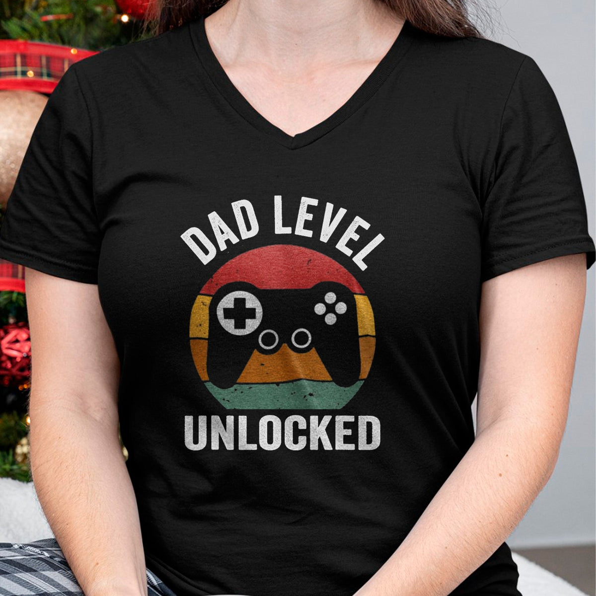 Gift for Dad Shirt, Funny Dad Unisex T-Shirt/Hoodie/Sweatshirt HLT00 – Funny New Dad Dad Level Unlocked day Gaming T-Shirt