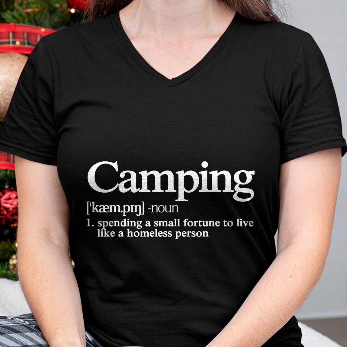 Funny Camping Shirt, Gift For Camping Lover Unisex T-Shirt/Hoodie/Sweatshirt HLT00 - Camping Definition Funny Camper Saying T-Shirt
