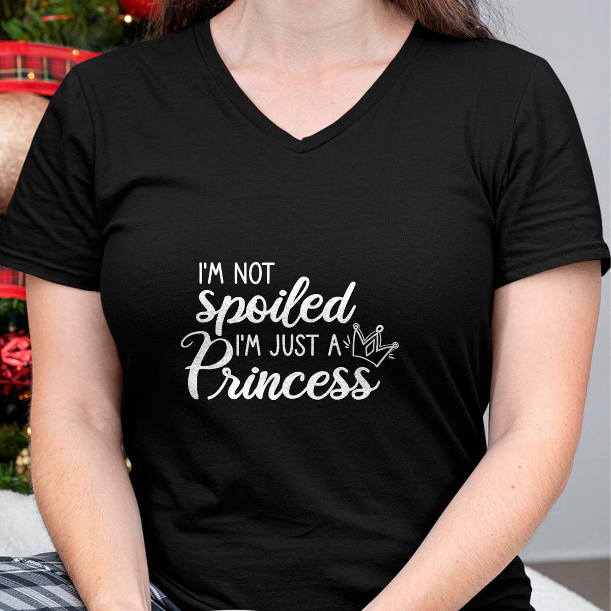 Best Wife Shirt, Wife and Husband Unisex T-Shirt/Hoodie/Sweatshirt HLT00 - I'm Not Spoiled I'm Just A Princess T-Shirt