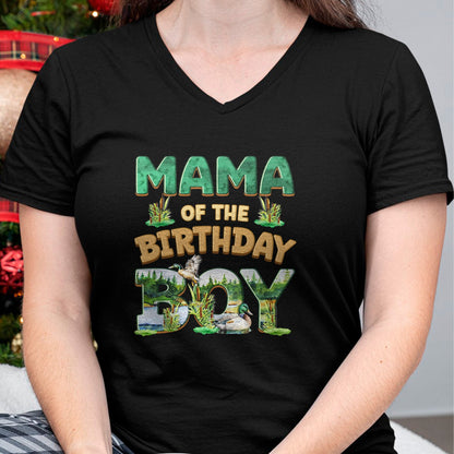 Gift for Dad Shirt, Funny Dad Unisex T-Shirt/Hoodie/Sweatshirt HLT00 – Mom Dad Mama Birthday Boy One Lucky Duck 1st First Family T-Shirt