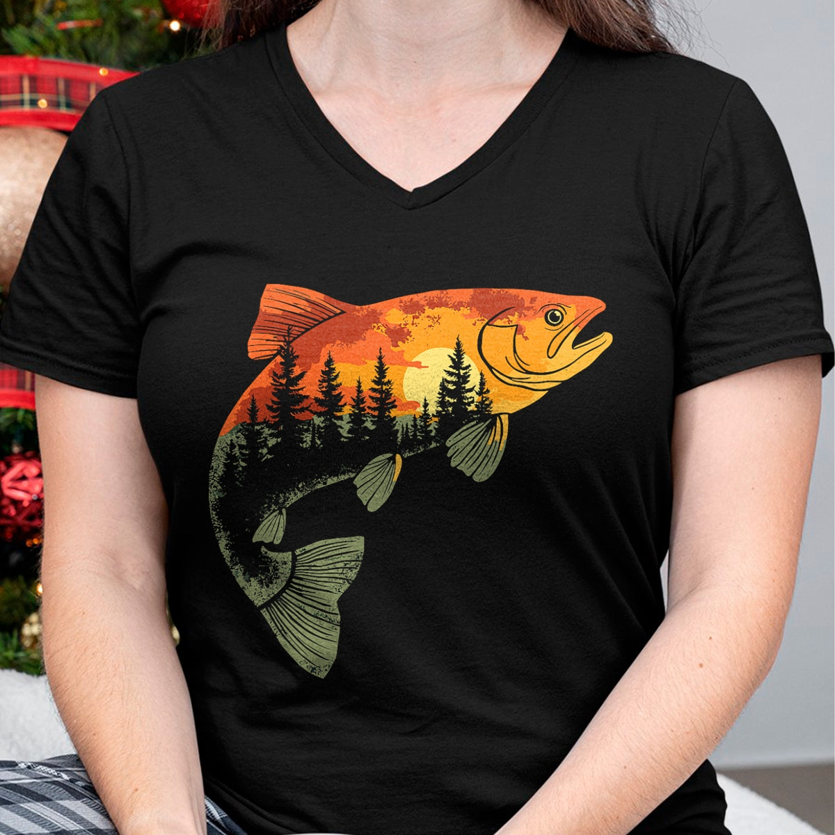 Funny Fishing Shirt, Gift For Fishing Lover Unisex T-Shirt/Hoodie/Sweatshirt HLT00 - Fishing, Trout, Fly Fishing, Angler Fisherman, Nature Forest T-Shirt