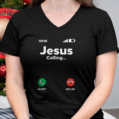 Christian Tee, Christian Faith Unisex T-Shirt/Hoodie/Sweatshirt HLT00 - Jesus Calling God Christ Faith Religious Christian Gift T-Shirt